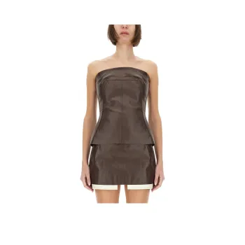 RICK OWENS/RO Strapless Top Women's Brown