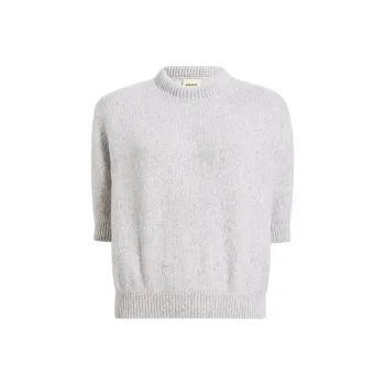 KHAITE Short Sleeved Crewneck Jumper