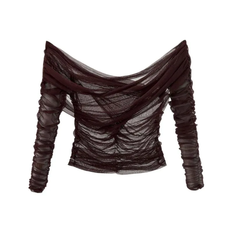 ZARA T-Shirts Women's Brown-0