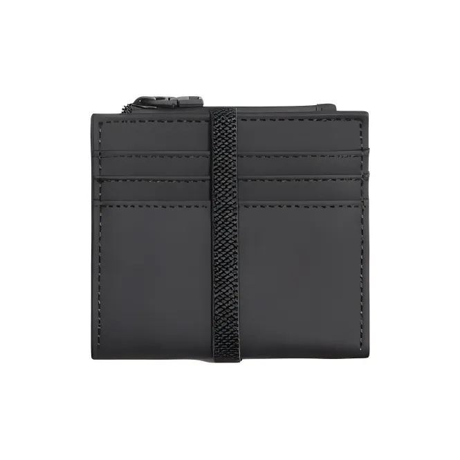 ZARA PU Card Holder Men's Black-0