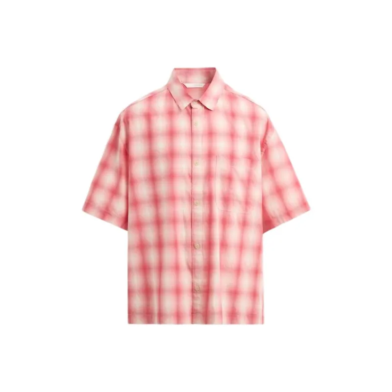 ZARA Shirts Men White/Red-0