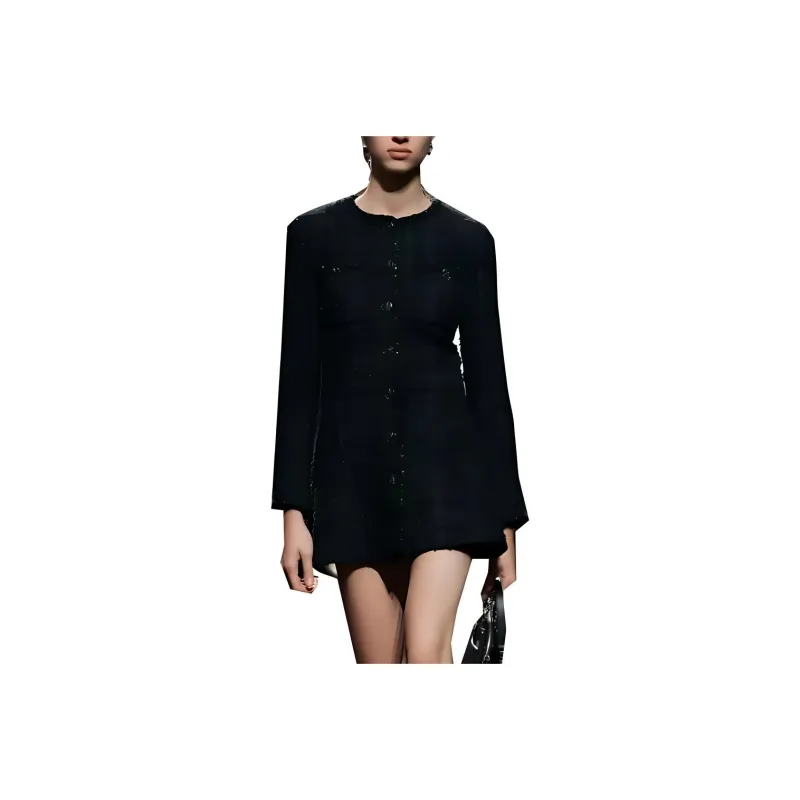 CHANEL Jackets Women's Black-0