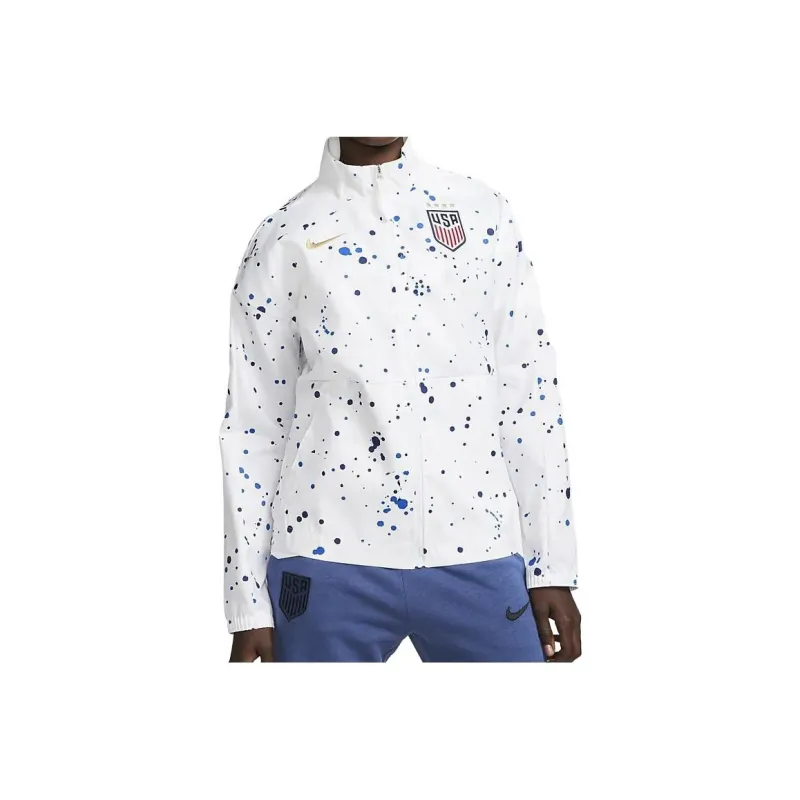 Nike USA Soccer Team Olympic Series Jackets Coats Women's White-0