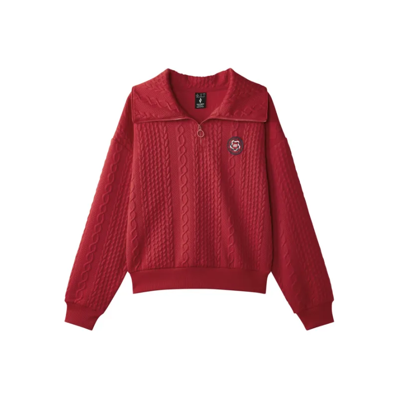 Skechers New Year Sweatshirt Women's Berry Red-0