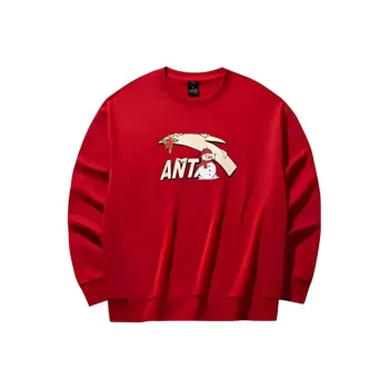 Anta Life Collection Sports Life Collection Sweatshirt Women's Maple Leaf Red