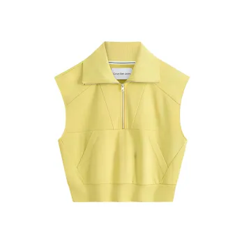 CALVIN KLEIN FW23 Sweatshirt Women's Yellow Cream