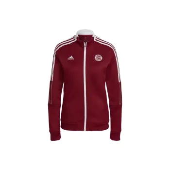 Adidas Bayern Munich TIRO ANTHEM Retro Sports Stand Collar Jackets Women's Craft Red