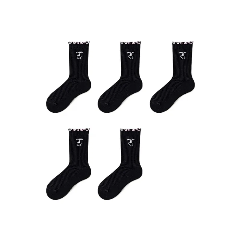 H YXIANG Mid Calf Socks Women's Combo Set-34