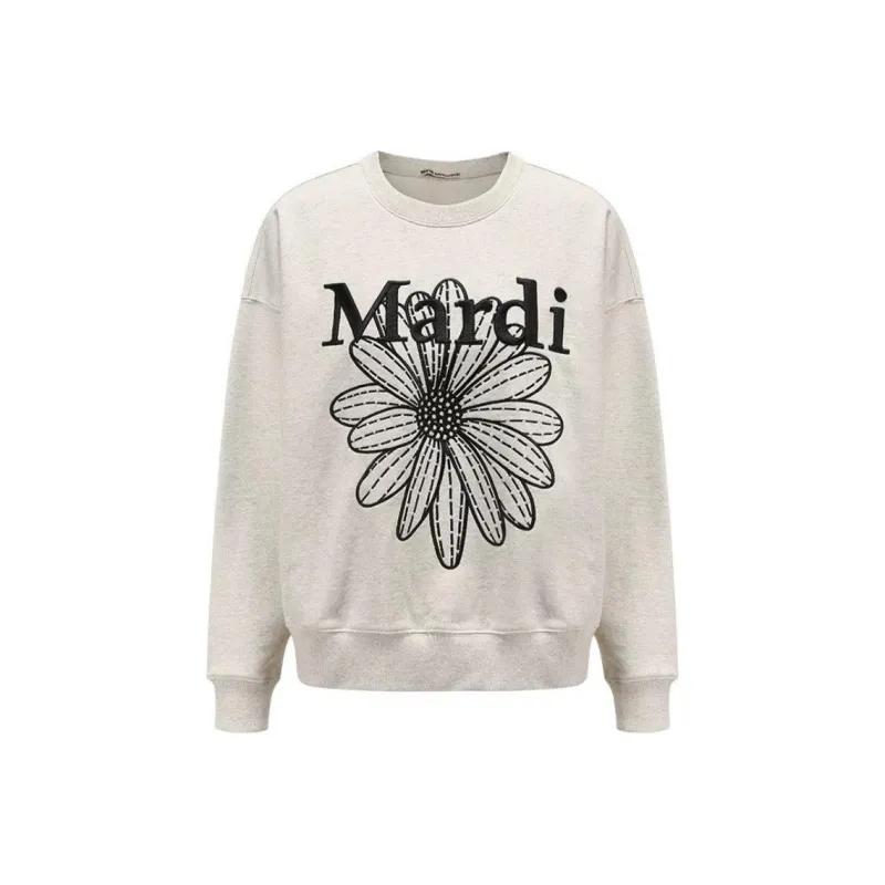 MARDI MERCREDI Sweatshirt Korean Style Women's-11