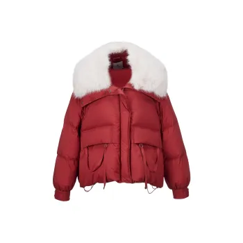 XIANGYING Down Jacket Women's Red