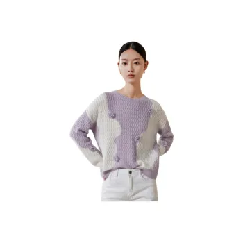 MIHUANG Cashmere Sweater Women's Purple