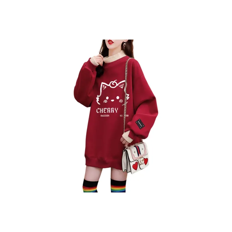 Flowers In Water Sweatshirt Women's-11