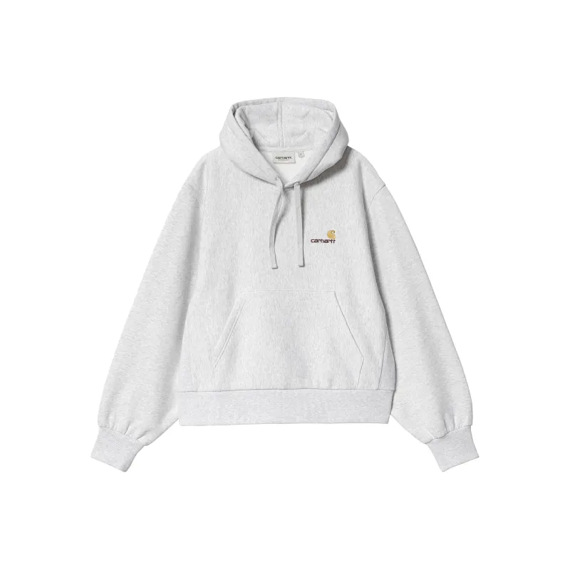Carhartt WIP W' HD American Script Sweat Sweatshirt Women's Gray-0