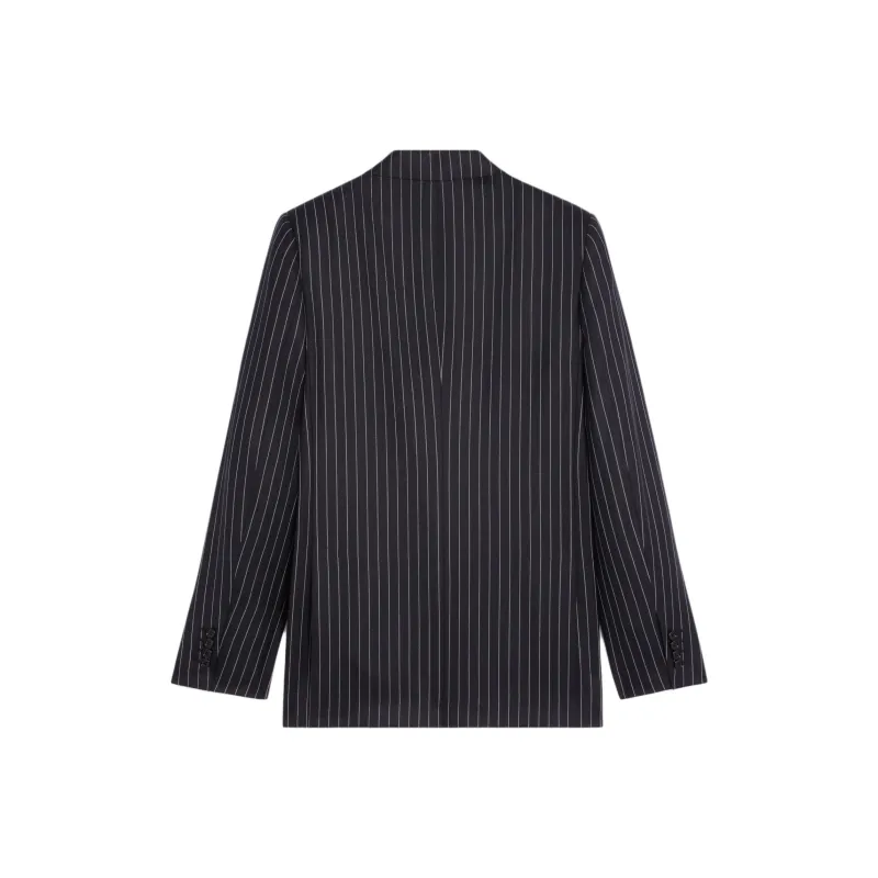 CELINE Camden Long Jacket 'Navy/Craie'-1