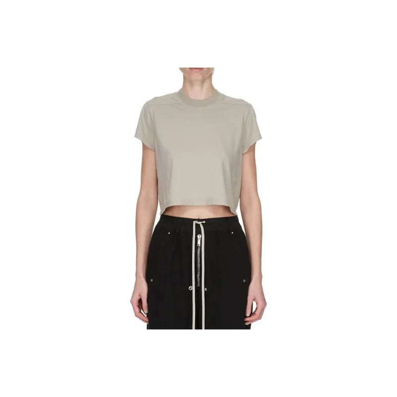 Rick Owens DRKSHDW Cropped Short sleeve T shirt-0