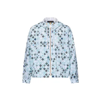 LOUIS VUITTON Monogram Tile Hooded Parka