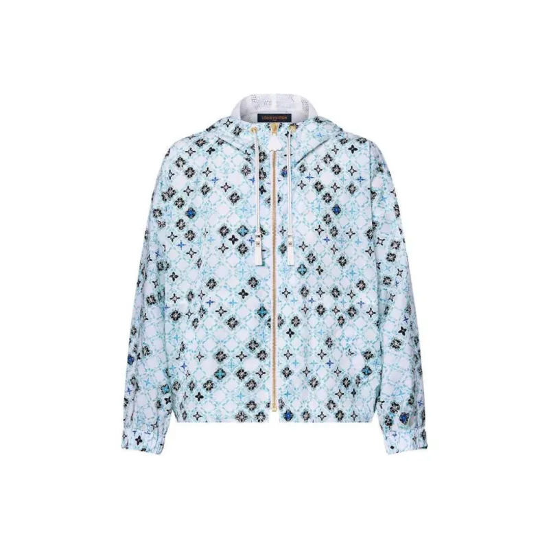 LOUIS VUITTON Monogram Tile Hooded Parka-0