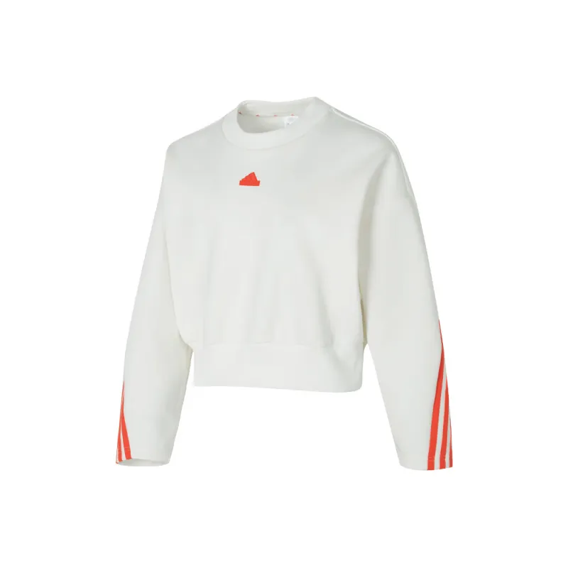 Adidas Sweatshirt Women's Ivory White-0
