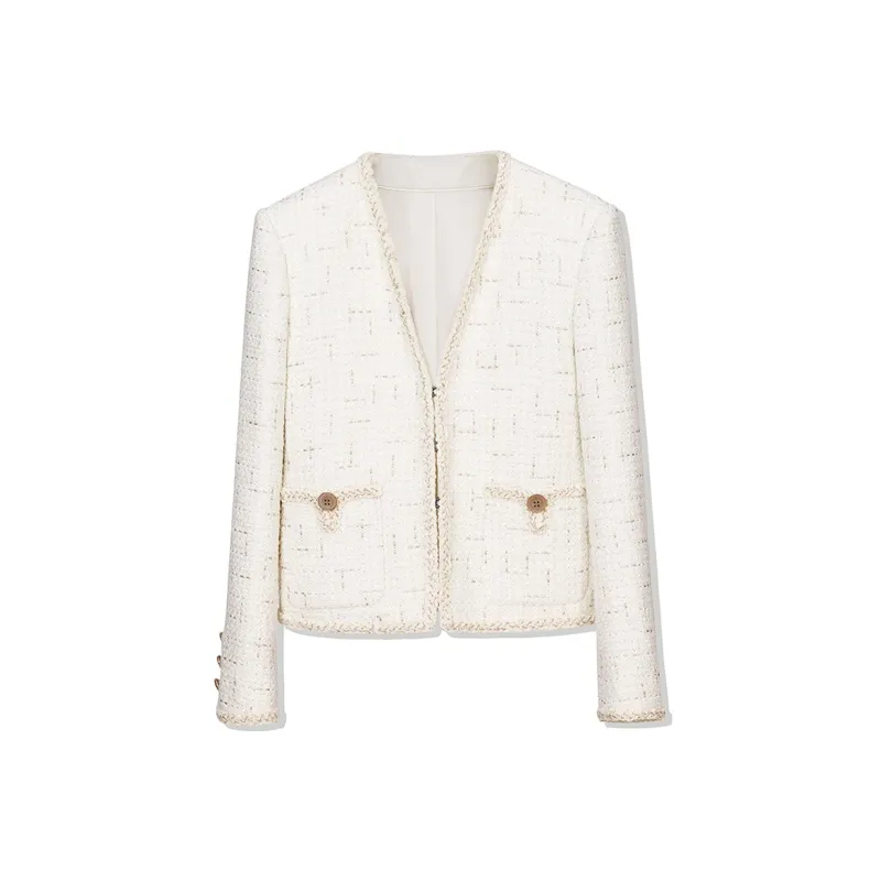 NancyCavally Jacket Women's White-0