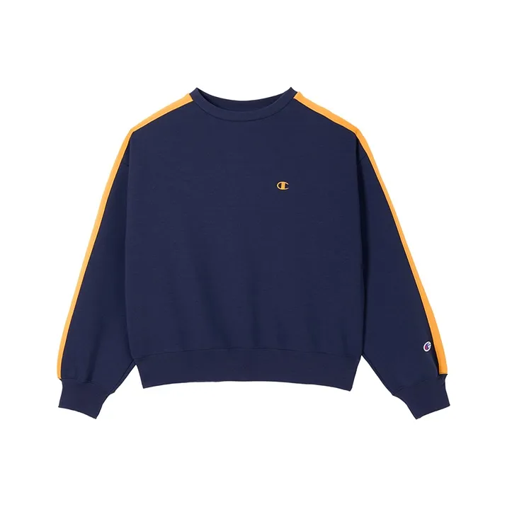 Champion FW24 WOMEN'S CASUAL Sweatshirt Women's Navy Blue-0