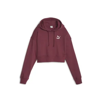 PUMA CLASSICS Cropped Hoodie TR Sweatshirt Women's Red
