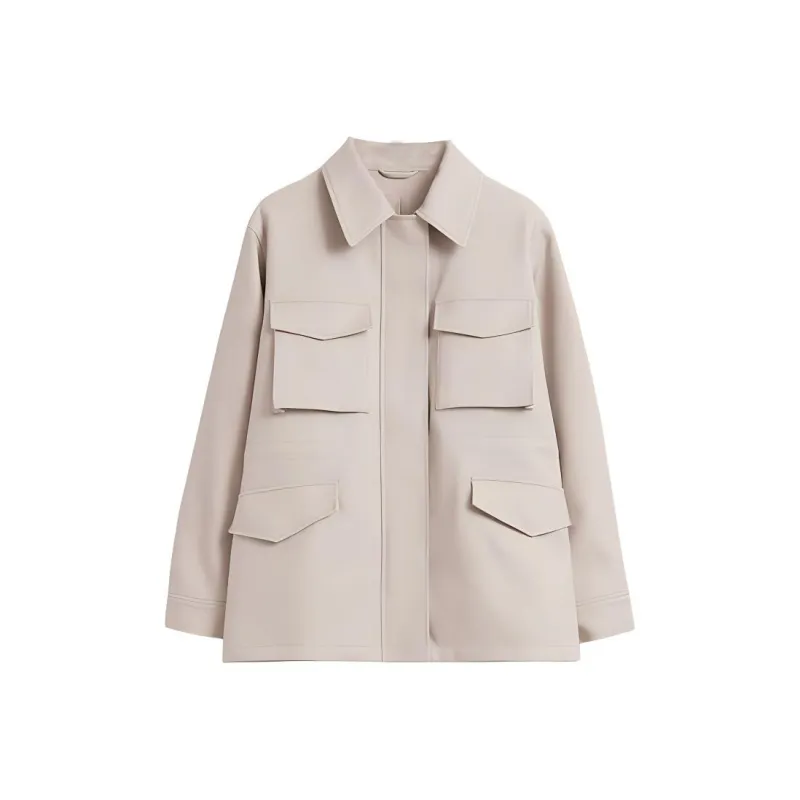 Other Stories Jackets Coats Women's Light Beige-0