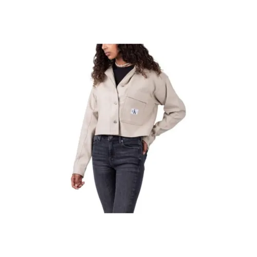 CALVIN KLEIN Jackets & Coats Women's Beige