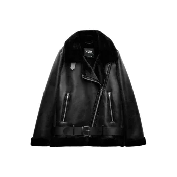 ZARA ZW Series Jackets Coats Women's Black