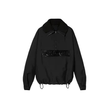 GUCCI Techno Garbardine Caban 'Black'