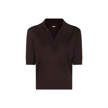 MALO V neck Polo Top