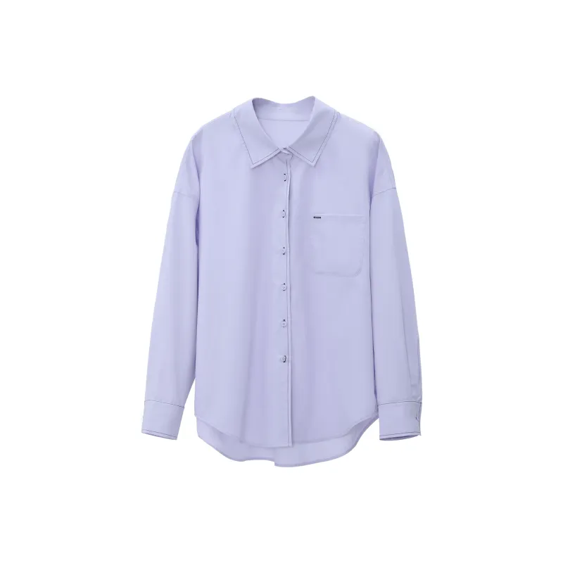 Fstudio Long Sleeved Shirts Women's Purple-0