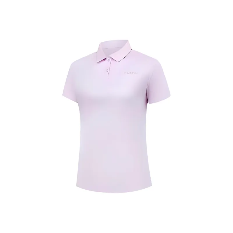 QIAODAN Variety Training Collection Polo Shirt Women's Ice Liquid Purple-0