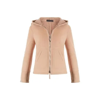 Giuseppe Zanotti Deanna Sheepskin Hooded Jacket