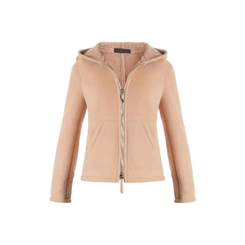 Giuseppe Zanotti Deanna Sheepskin Hooded Jacket-0