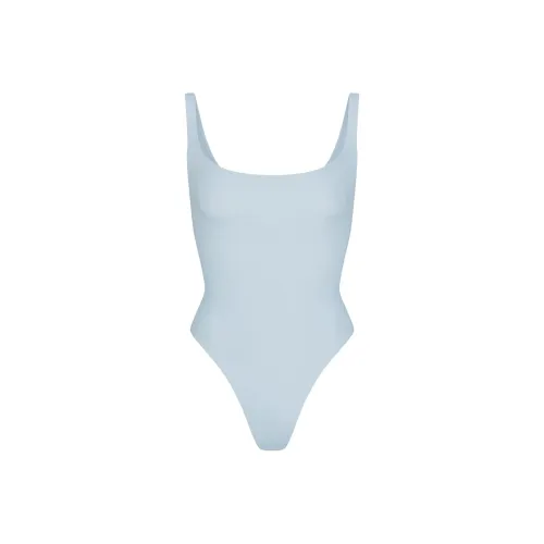 SKIMS FITS EVERYBODY SQUARE NECK BODYSUIT Jumpsuit Women's OPAL/Opal