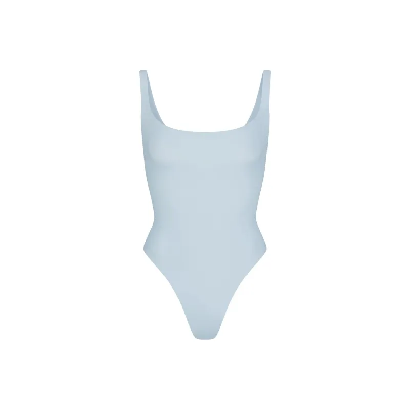 SKIMS FITS EVERYBODY SQUARE NECK BODYSUIT Jumpsuit Women's OPAL/Opal-0