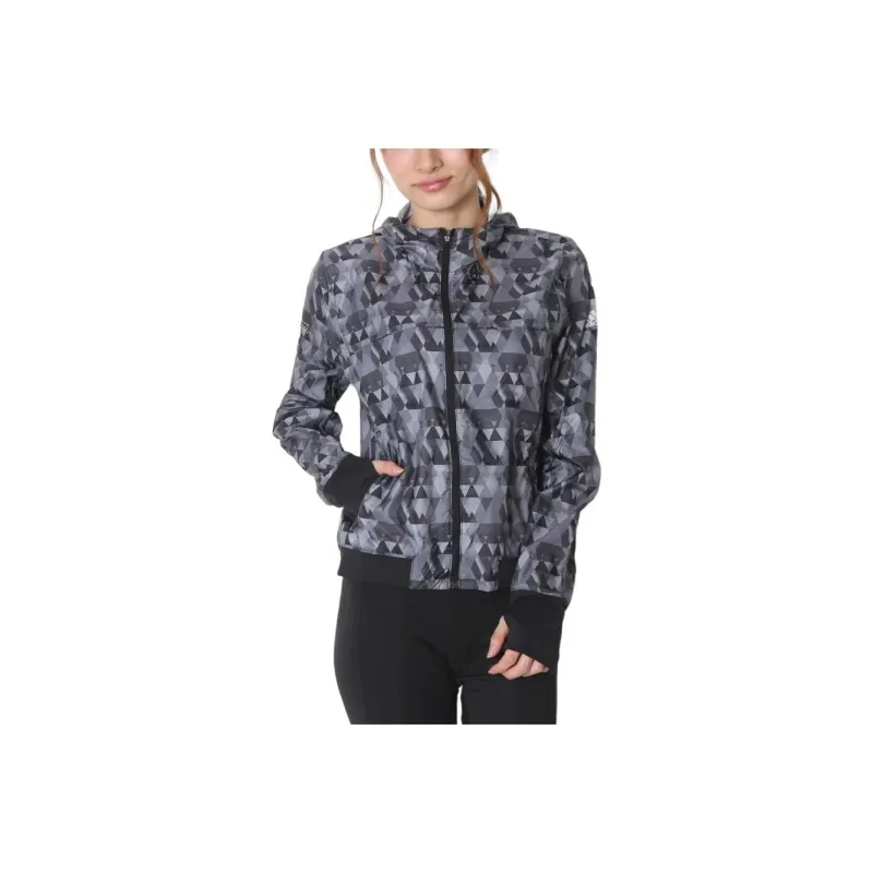 Adidas Windbreaker Run Jackets Coats Women's Black-0