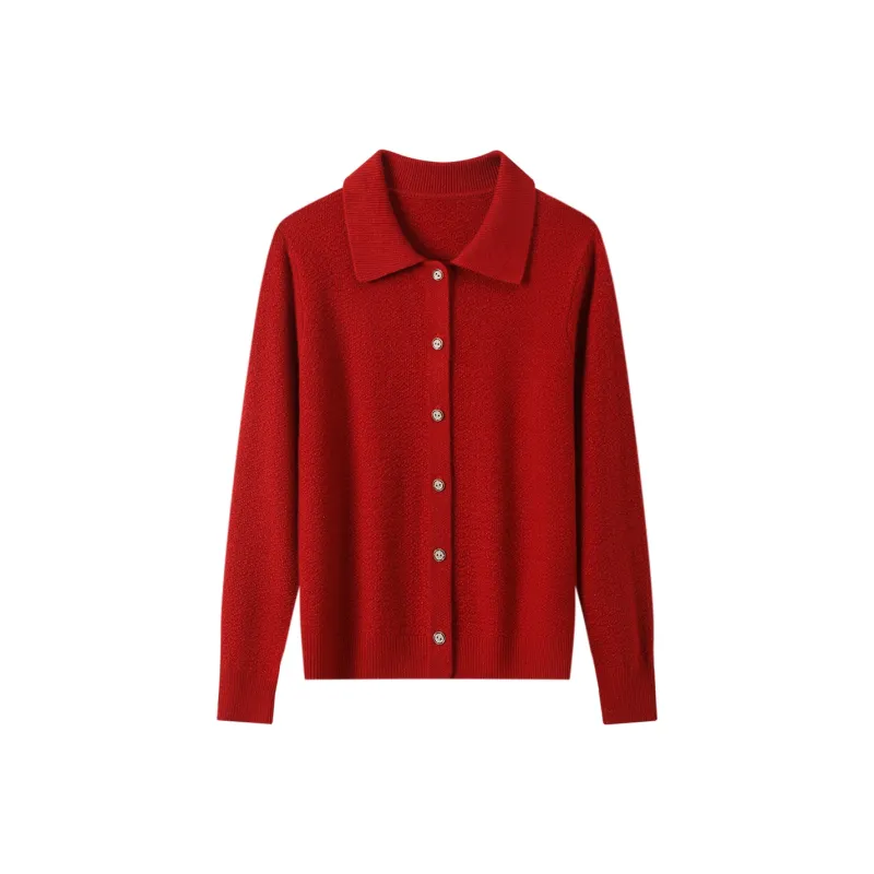 H YXIANG Cashmere Sweater Women's-4