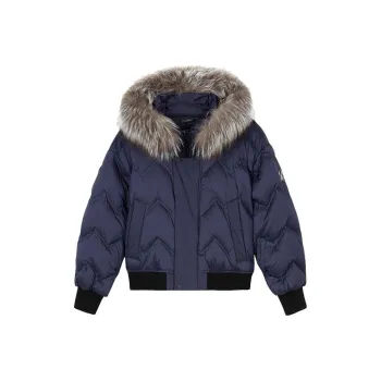 SPYDER Down Jacket Women's Dark Purple Gray