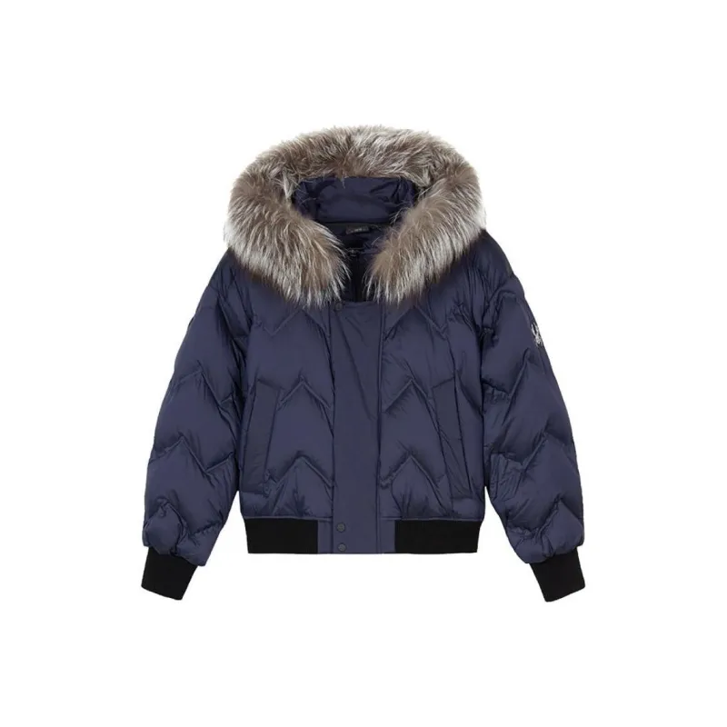 SPYDER Down Jacket Women's Dark Purple Gray-0