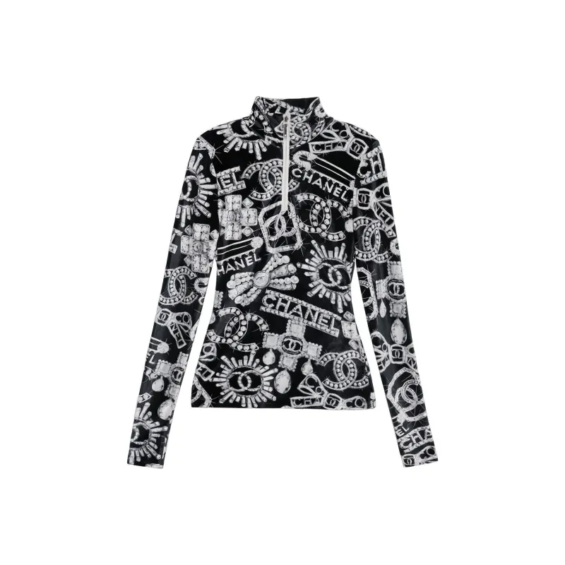 CHANEL 23 Fall And Winter New Arrivals Knitwear Women's Black-0