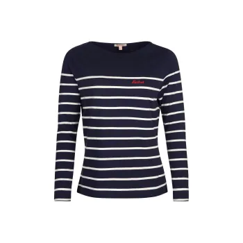 BARBOUR Regular T-Shirt Women's Marine Blue