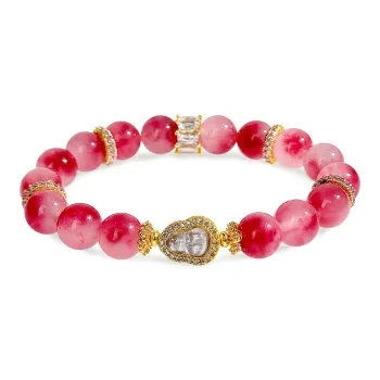 PUTUOSHANWENCHUANG Chalcedony Bracelets Unisex