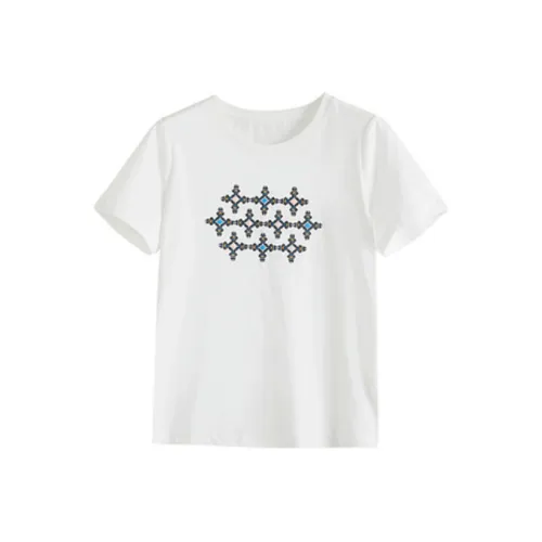 LUYOUYE Regular T Shirt Women's White
