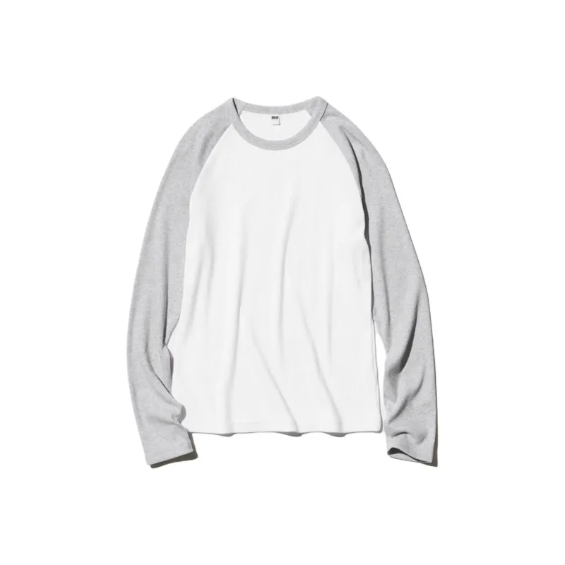 UNIQLO Raglan Sleeve T Shirt Women's Light Gray-0
