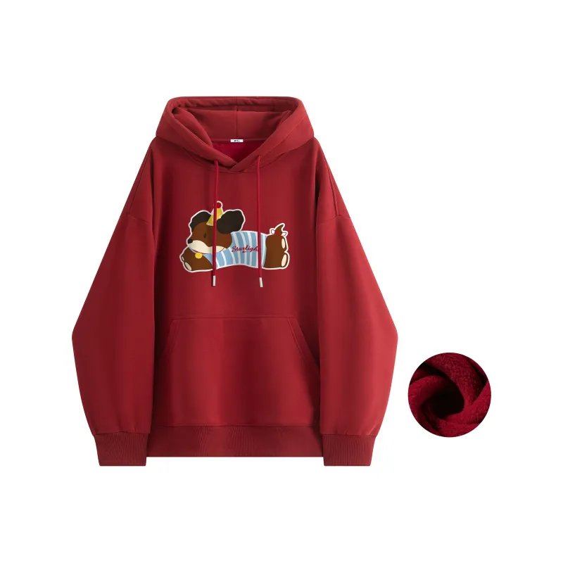 Warrior Riding The Wind Collection Huichao Sweatshirt Unisex Pink-50