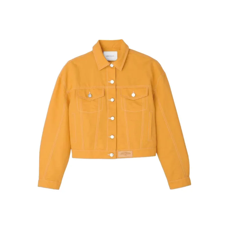 LONGCHAMP Jackets Coats Women's Apricot-0