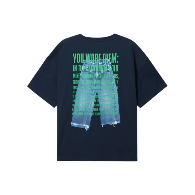 Levis T Shirts Men Navy Blue-1