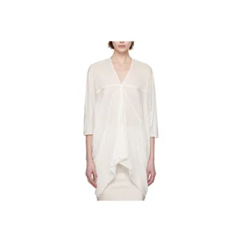 RICK OWENS/RO Shirt Women's Gray White