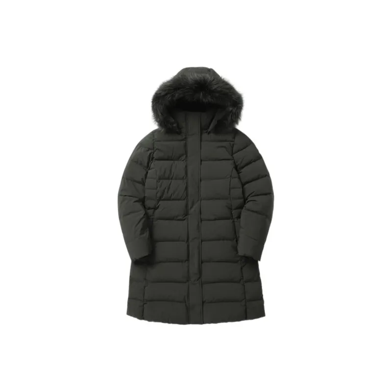 KOLON SPORT Raccoon Down Jacket Women's Black-4